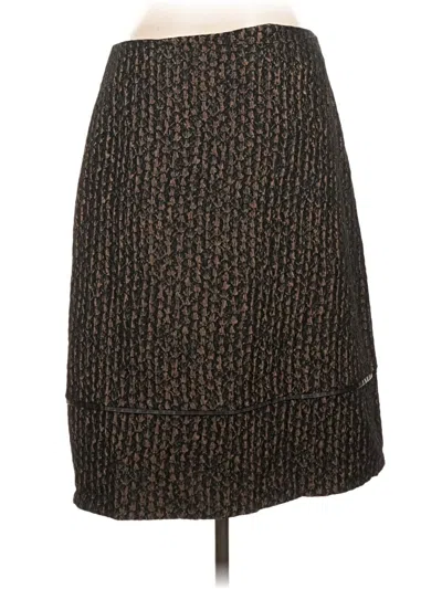 Pre-owned Doncaster Collection Casual Skirt In Brown