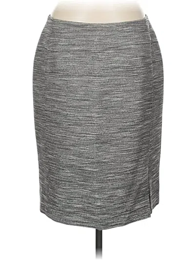 Pre-owned Doncaster Collection Casual Skirt In Gray
