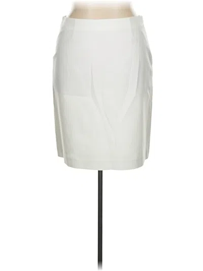 Pre-owned Doncaster Collection Casual Skirt In Silver