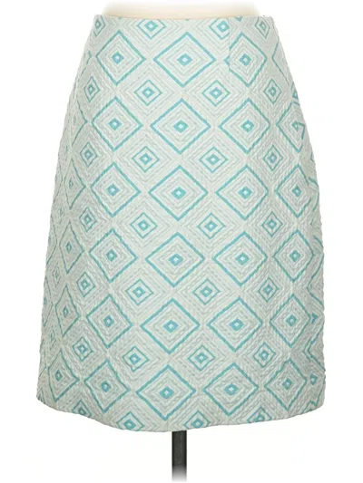 Pre-owned Doncaster Collection Casual Skirt In Teal