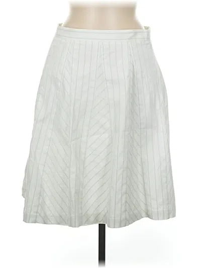Pre-owned Doncaster Collection Casual Skirt In White