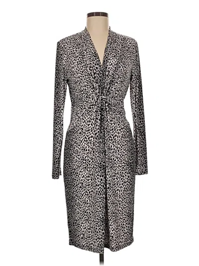 Pre-owned Doncaster Collection Cocktail Dress In Gray