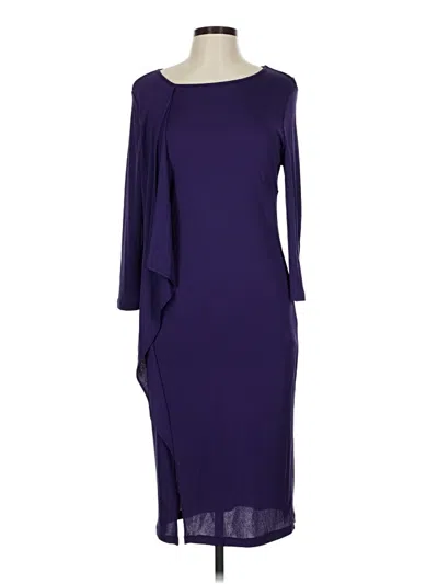 Pre-owned Doncaster Collection Cocktail Dress In Purple