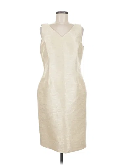 Pre-owned Doncaster Collection Cocktail Dress In White