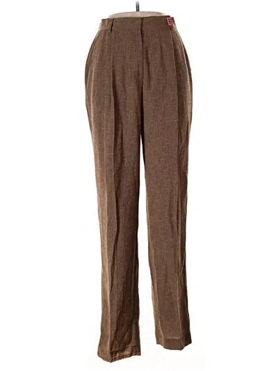 Pre-owned Doncaster Collection Dress Pants In Brown