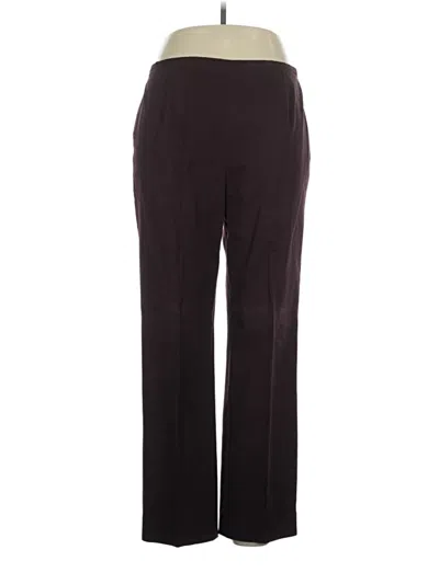 Pre-owned Doncaster Collection Dress Pants In Burgundy