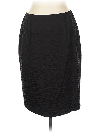 Pre-owned Doncaster Collection Formal Skirt In Black
