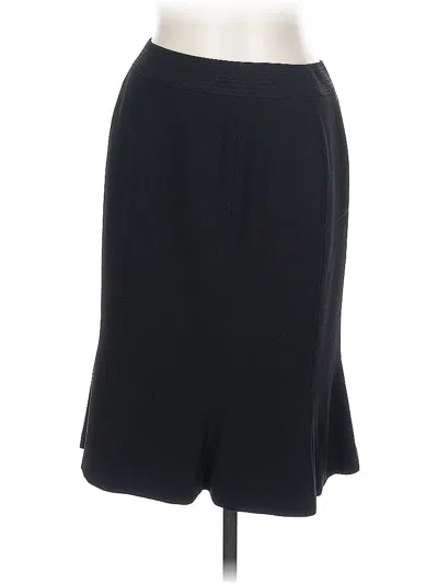 Pre-owned Doncaster Collection Formal Skirt In Black