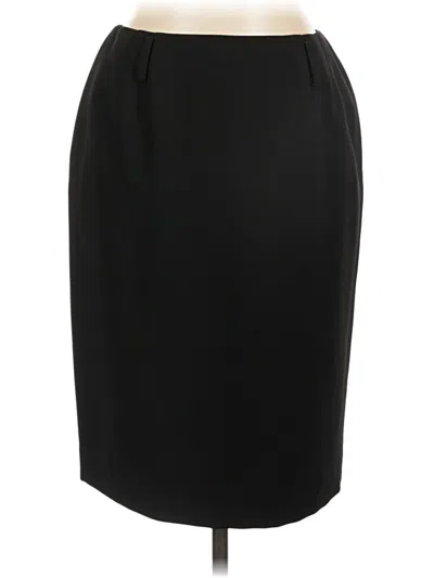 Pre-owned Doncaster Collection Formal Skirt In Black