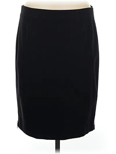 Pre-owned Doncaster Collection Formal Skirt In Black