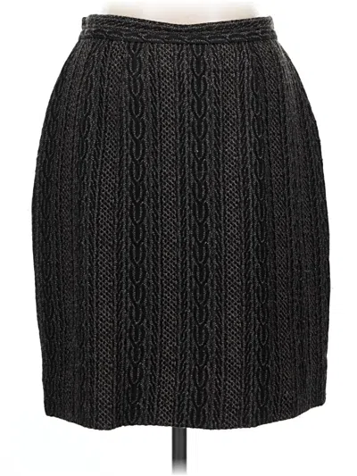 Pre-owned Doncaster Collection Formal Skirt In Black