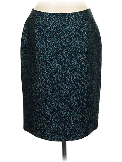 Pre-owned Doncaster Collection Formal Skirt In Blue