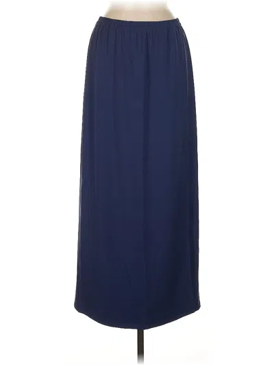 Pre-owned Doncaster Collection Formal Skirt In Blue
