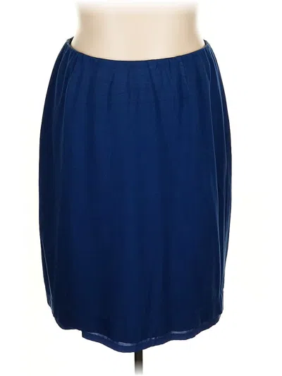 Pre-owned Doncaster Collection Formal Skirt In Blue