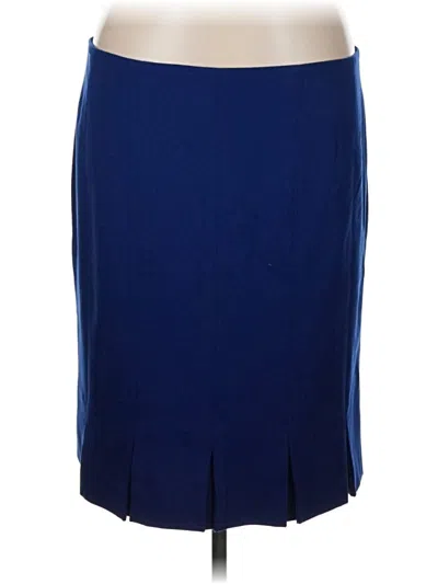 Pre-owned Doncaster Collection Formal Skirt In Blue
