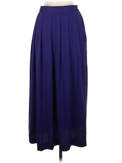 Pre-owned Doncaster Collection Formal Skirt In Blue