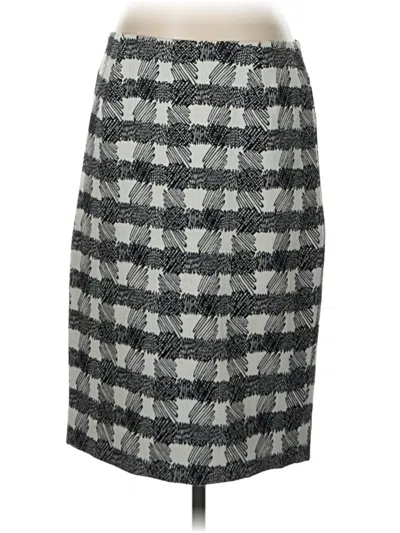 Pre-owned Doncaster Collection Formal Skirt In Gray