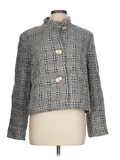 Pre-owned Doncaster Collection Jacket In Gray