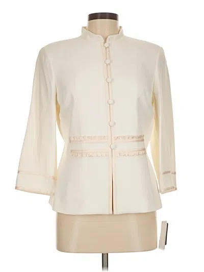 Pre-owned Doncaster Collection Jacket In Ivory
