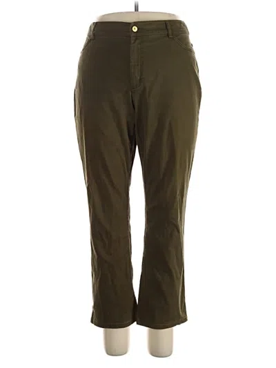 Pre-owned Doncaster Collection Jeggings In Green