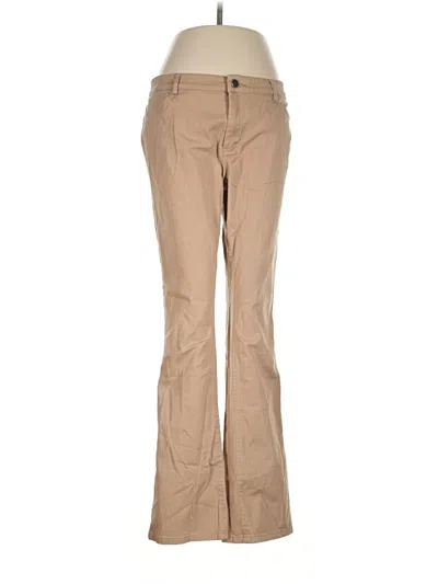 Pre-owned Doncaster Collection Khaki Pant In Tan