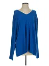 Doncaster Collection Pullover Sweater In Blue