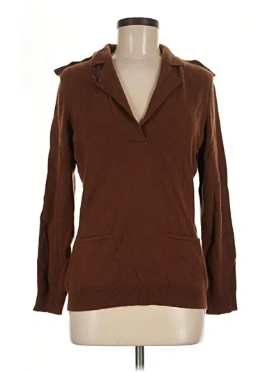 Pre-owned Doncaster Collection Pullover Sweater In Brown