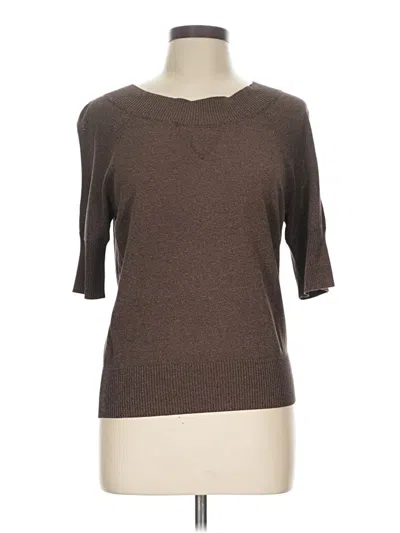 Pre-owned Doncaster Collection Pullover Sweater In Brown