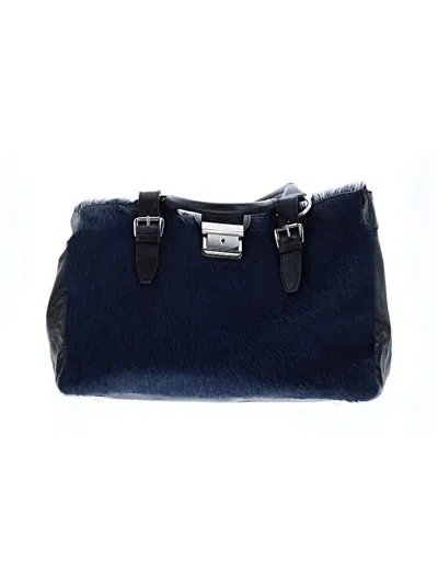 Pre-owned Doncaster Collection Satchel In Blue