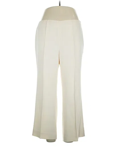 Pre-owned Doncaster Collection Silk Pants In White