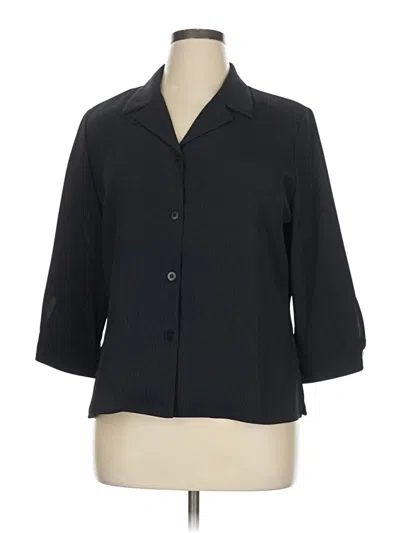 Pre-owned Doncaster Collection Sleeveless Blouse In Blue