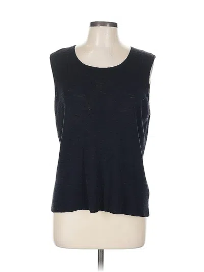 Pre-owned Doncaster Collection Sleeveless T-shirt In Black