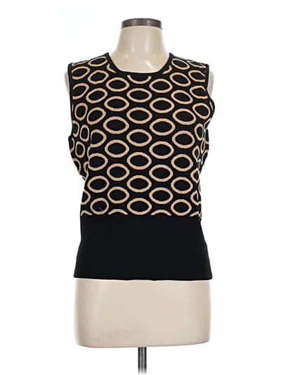 Pre-owned Doncaster Collection Sweater Vest In Black
