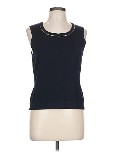 Pre-owned Doncaster Collection Sweater Vest In Blue