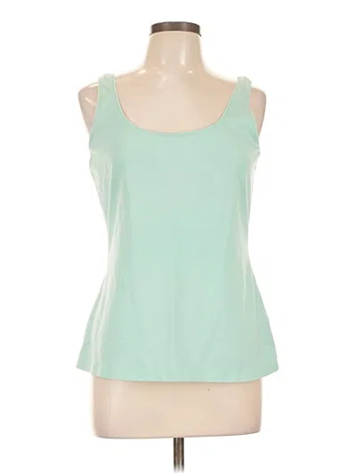 Pre-owned Doncaster Collection Tank Top Green Strapless Neckline Tops