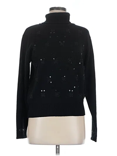 Pre-owned Doncaster Collection Turtleneck Sweater In Black