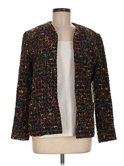 Pre-owned Doncaster Collection Wool Blazer Jacket In Black