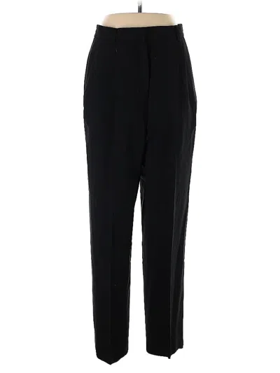 Pre-owned Doncaster Collection Wool Pants In Black