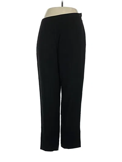 Pre-owned Doncaster Collection Wool Pants In Black
