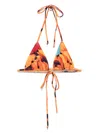 Donde Esteban Bananas Bikini Top In Multi