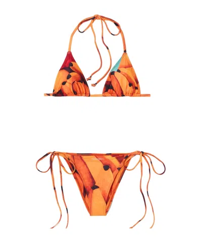 Donde Esteban Bananas Printed Bikini In Multi