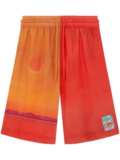 Donde Esteban Baru Shorts In Orange