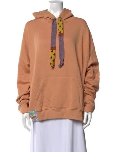 Pre-owned Donde Esteban Crew Neck Long Sleeve Hoodie W/ Tags In Orange