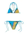 Donde Esteban Estrellitas Printed Bikini In Multi
