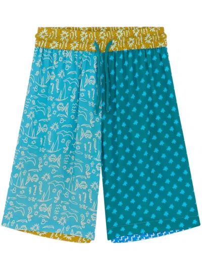 Donde Esteban Estrellitas Shorts In 蓝色