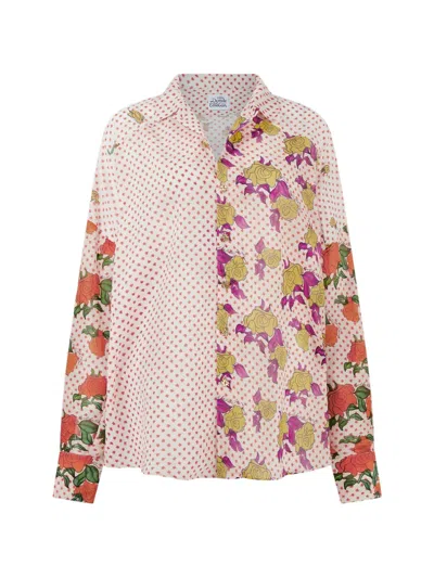 Donde Esteban Floral-print Cotton Shirt In Multi