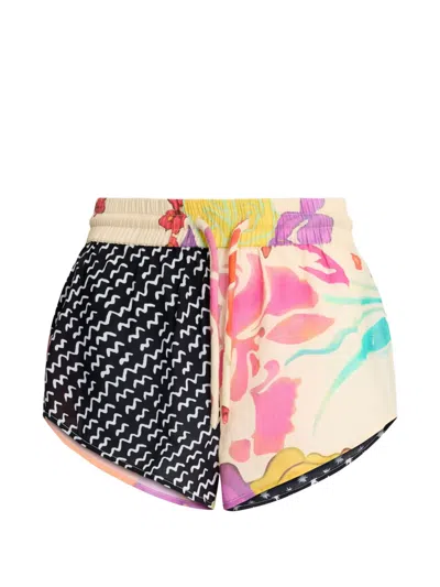Donde Esteban Floral-print Shorts In Multi