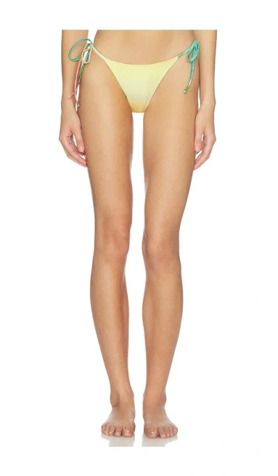 Donde Esteban Formentera Bikini Bottom In Yellow