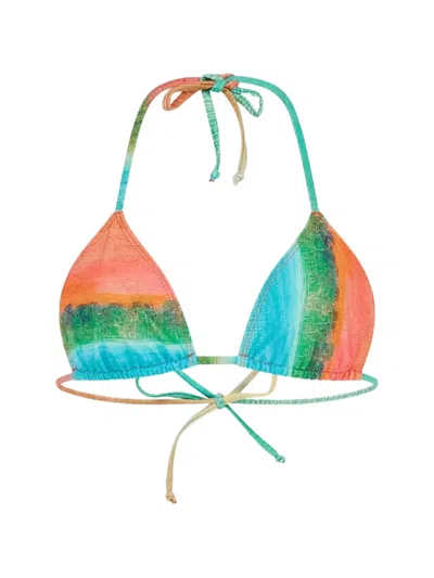 Donde Esteban Formentera Bikini Top In Multi