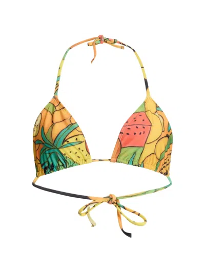 Donde Esteban Donde Frutas Bikini Top In Multi
